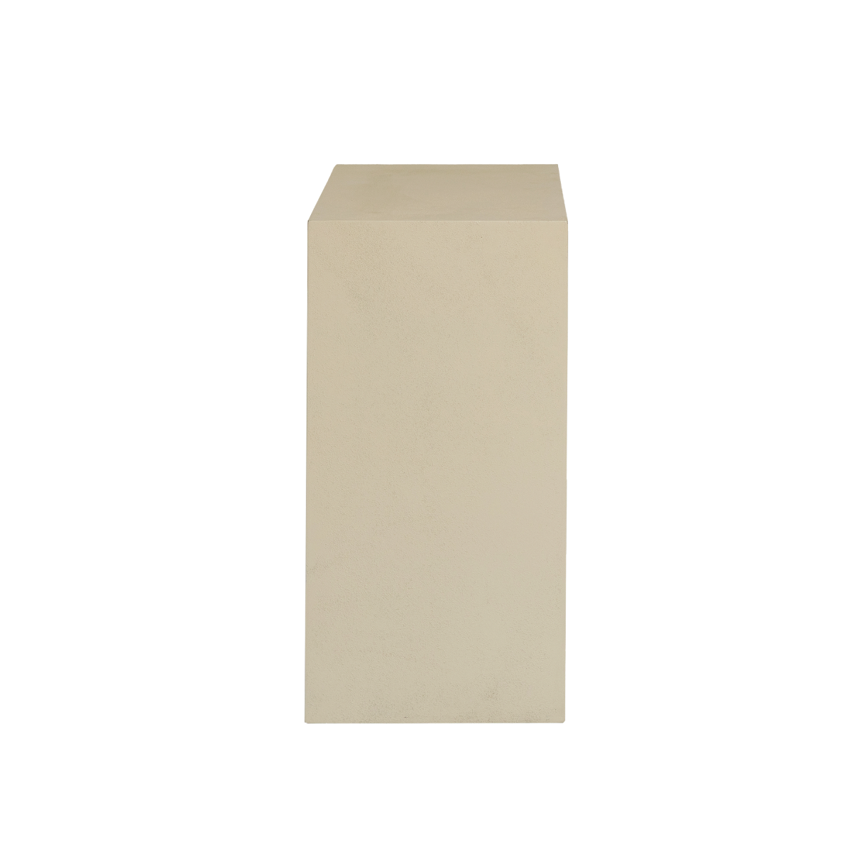 Meuble sous vasque 2 portes en bois effet béton et bois recyclé Dalva