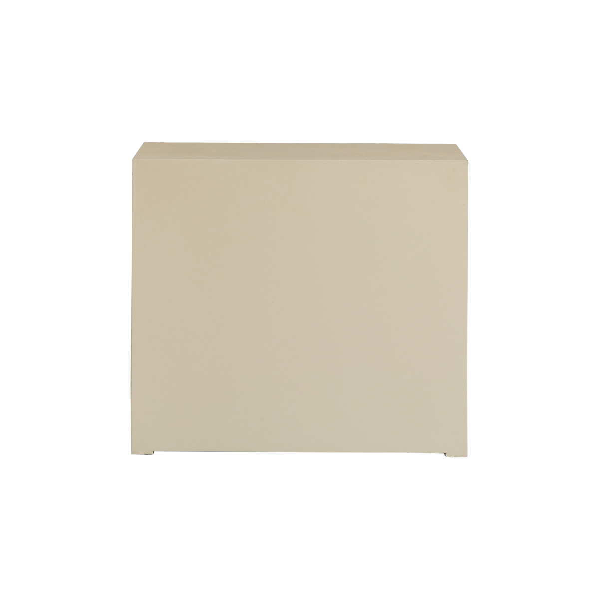 Meuble sous vasque 2 portes en bois effet béton et bois recyclé Dalva