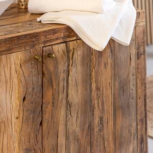 Petit meuble sous vasque en bois recyclé Naël
