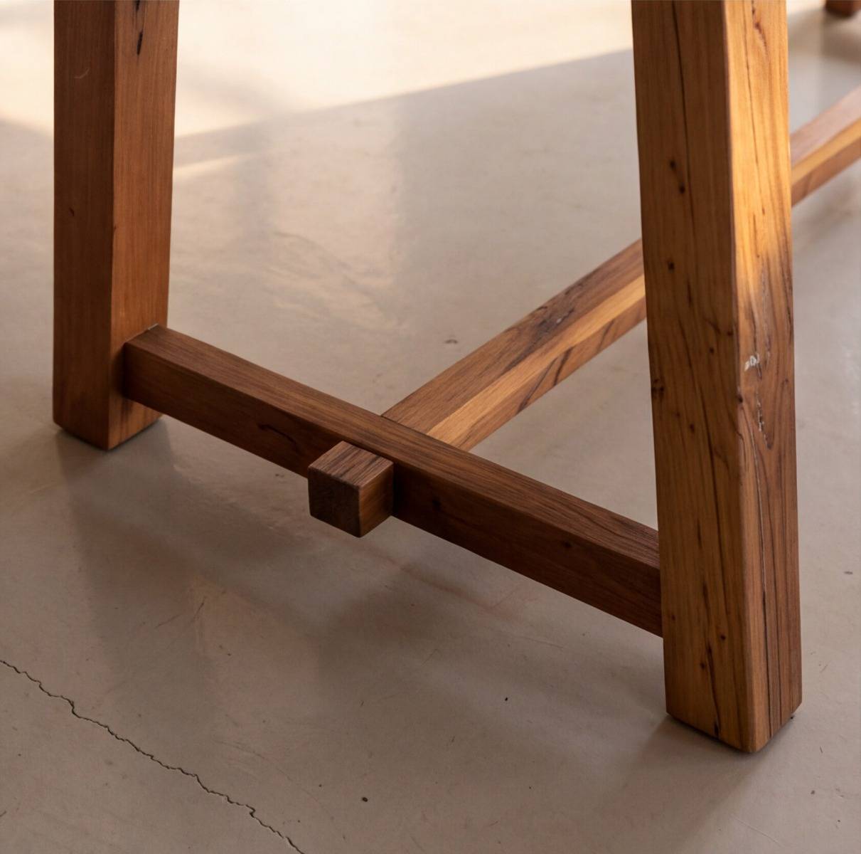 Table à manger en bois recyclé Eurydice