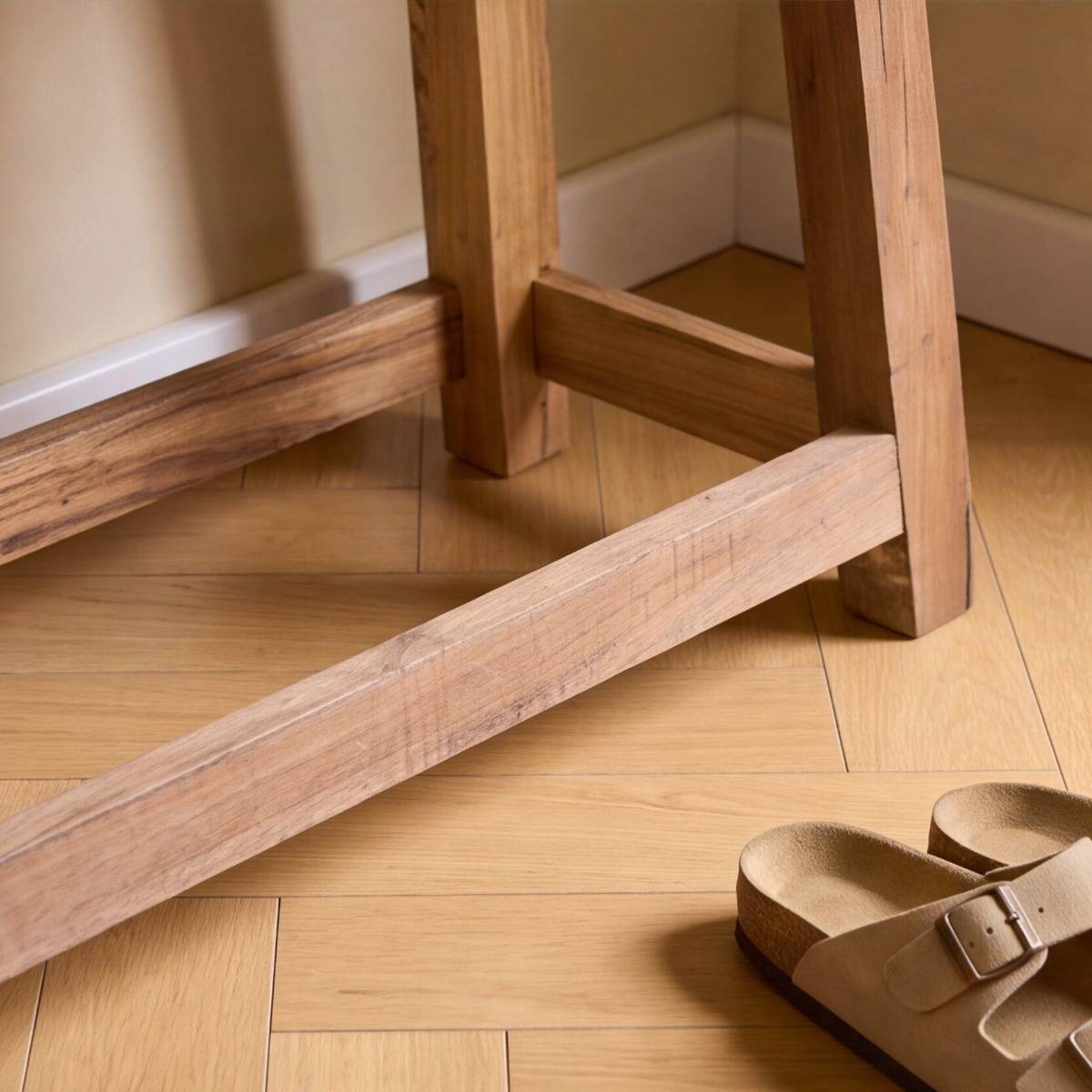 Petit banc en bois recyclé Eurydice