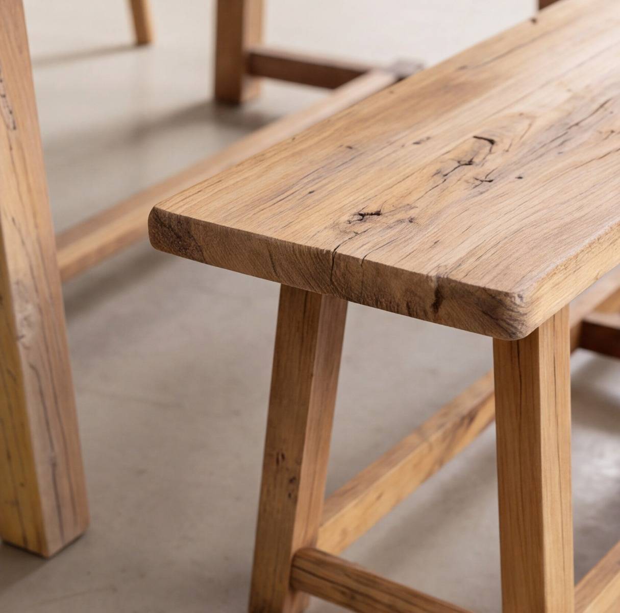 Banc en bois recyclé Eurydice