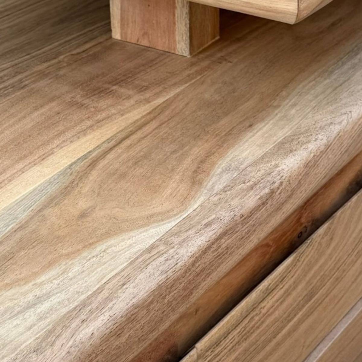 Meuble TV en bois d'acacia Léora