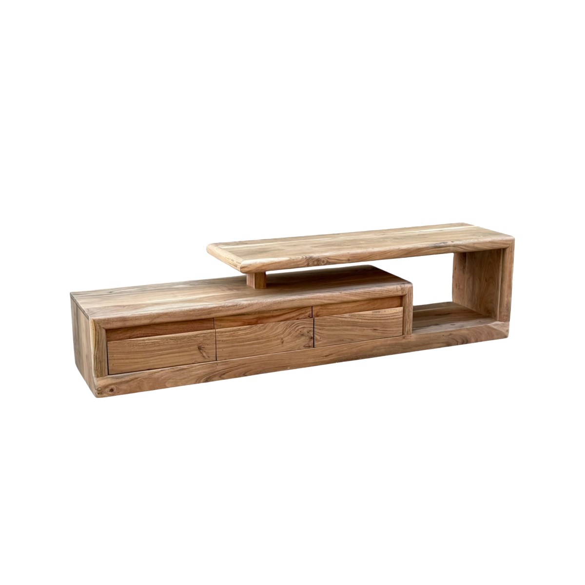 Meuble TV en bois d'acacia Léora