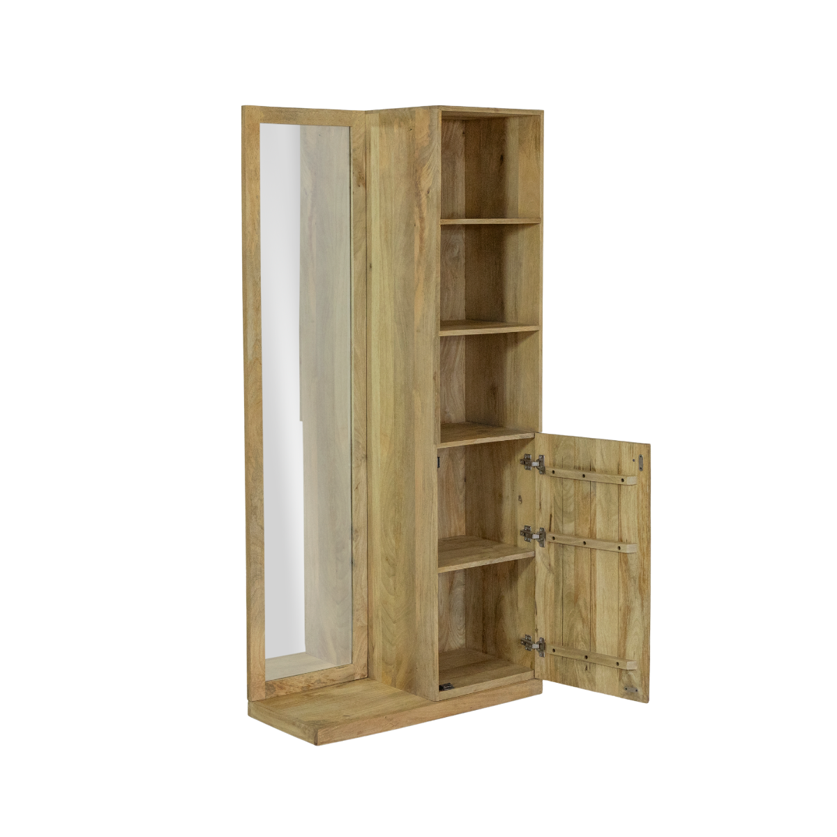 Dressing avec miroir en bois de manguier Juliet