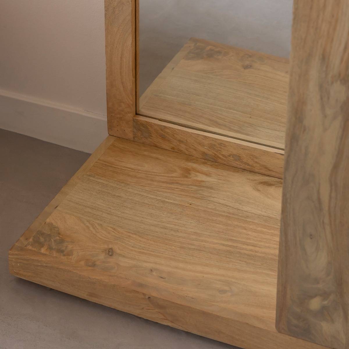 Dressing avec miroir en bois de manguier Juliet