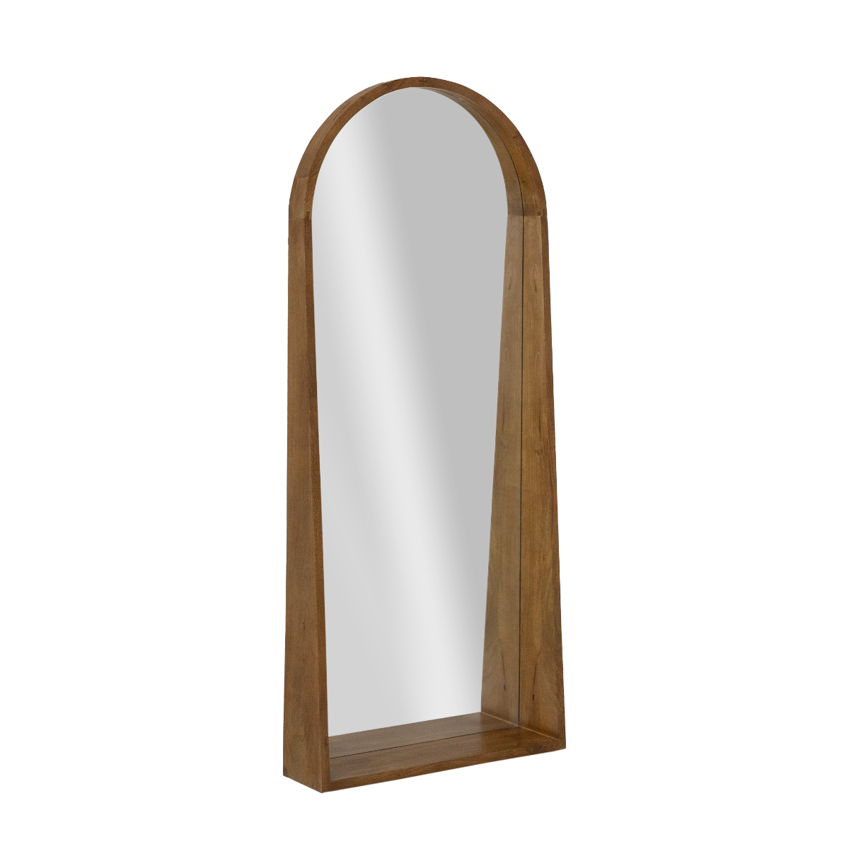 Grand miroir en bois de manguier Marley