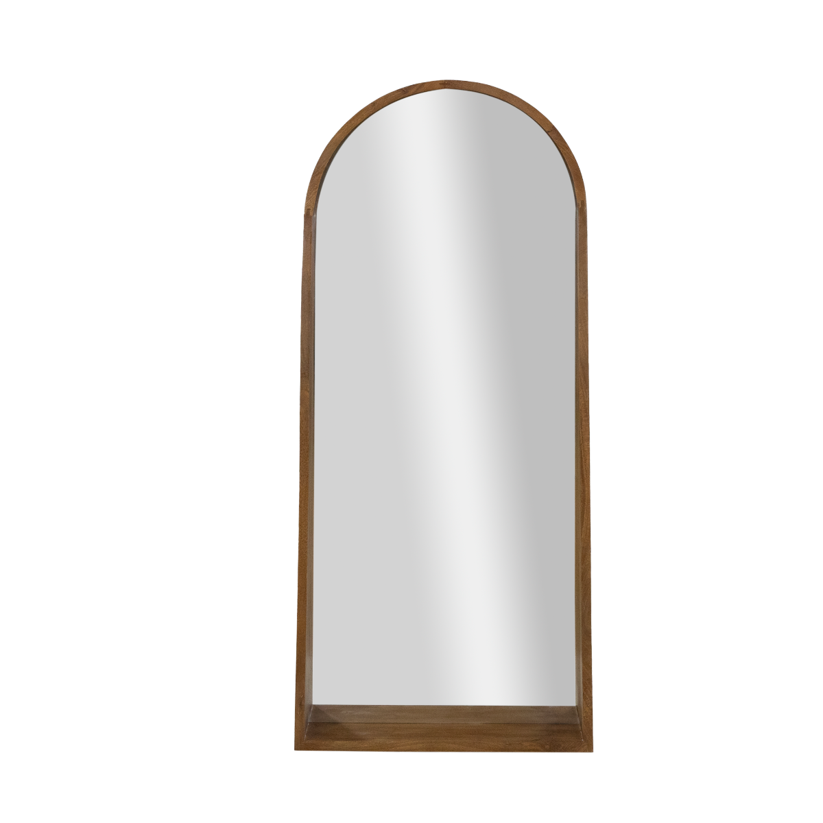 Grand miroir en bois de manguier Marley