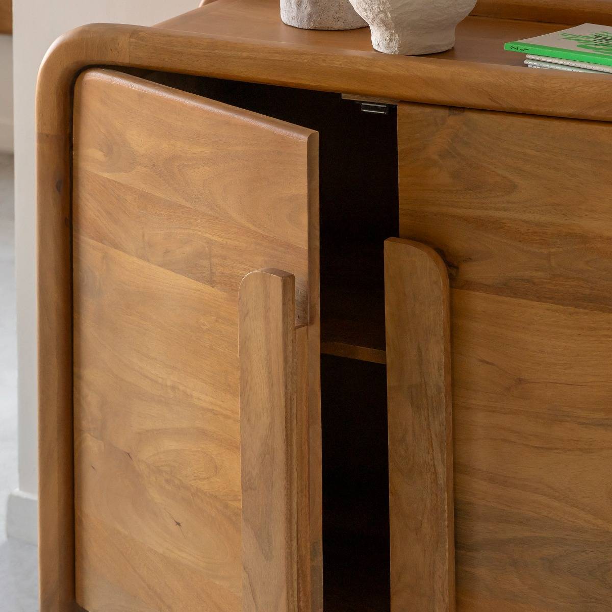 Buffet 2 portes en bois de manguier Féodor