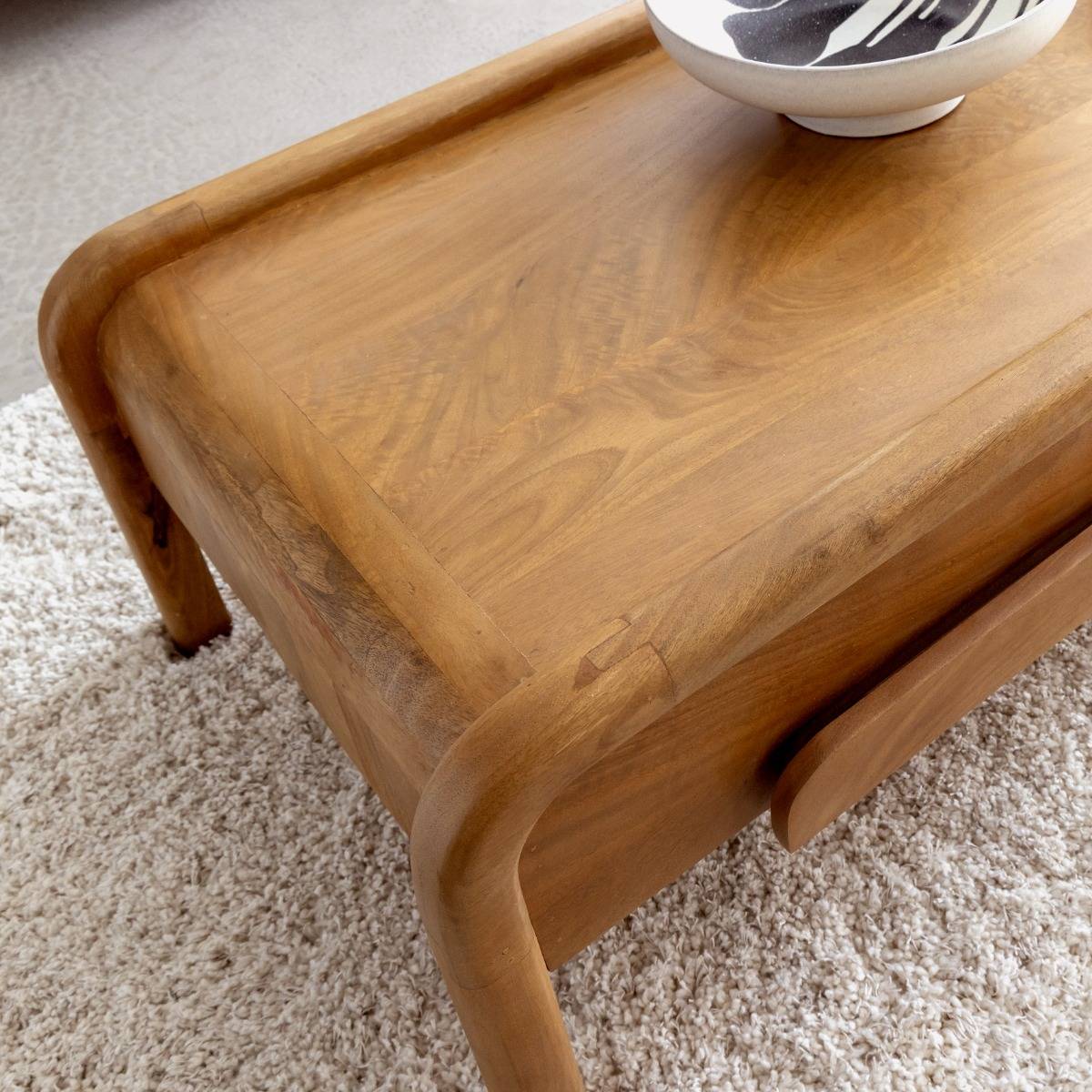 Table basse en bois de manguier Féodor