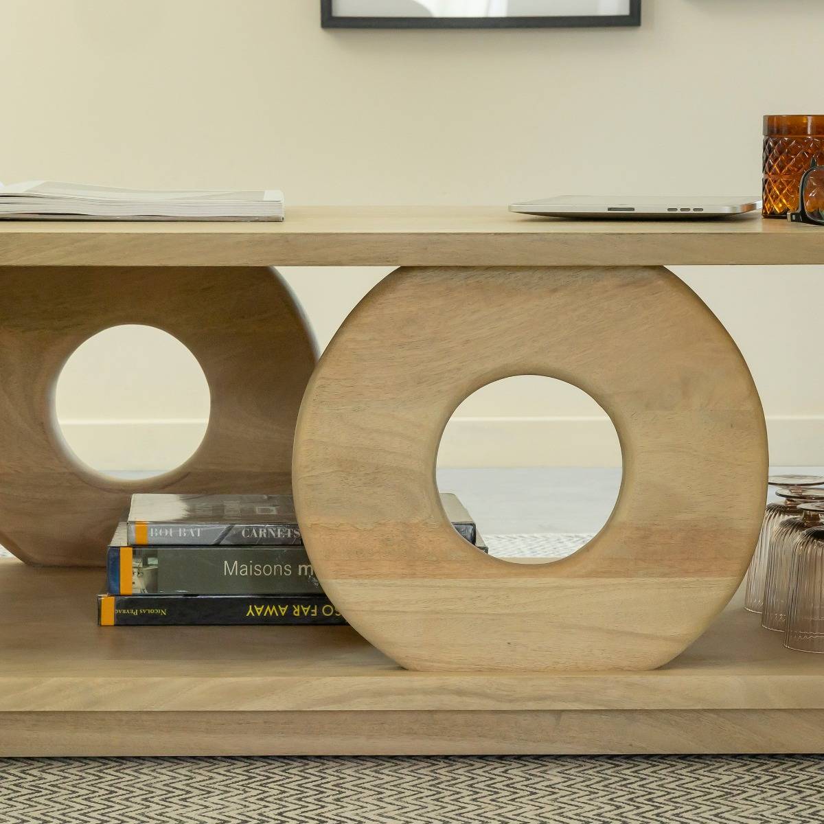 Table basse en bois de manguier Alwen