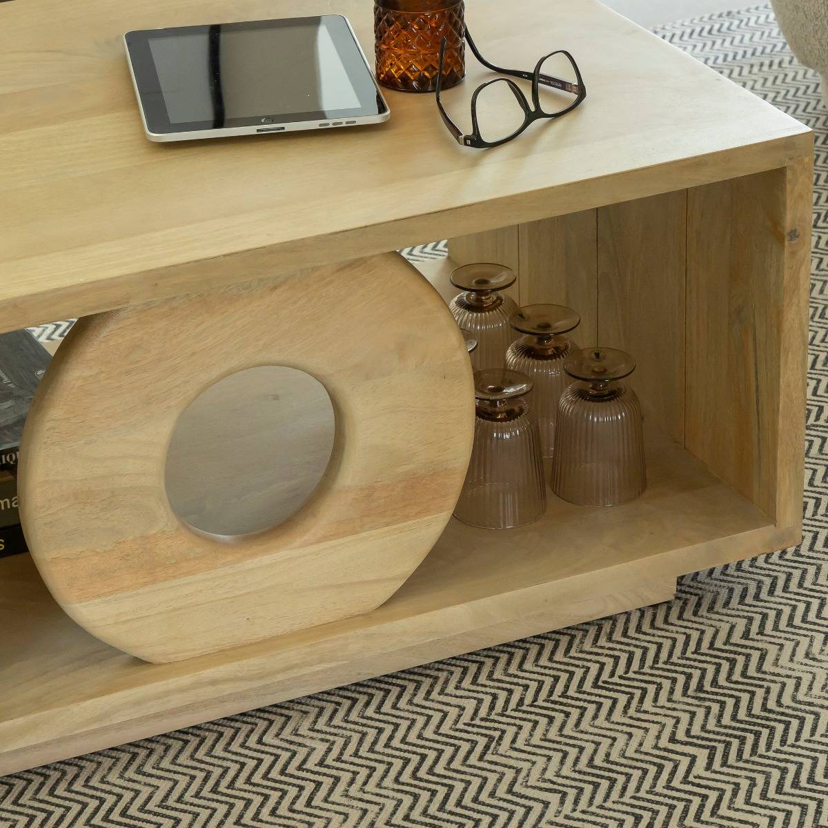 Table basse en bois de manguier Alwen