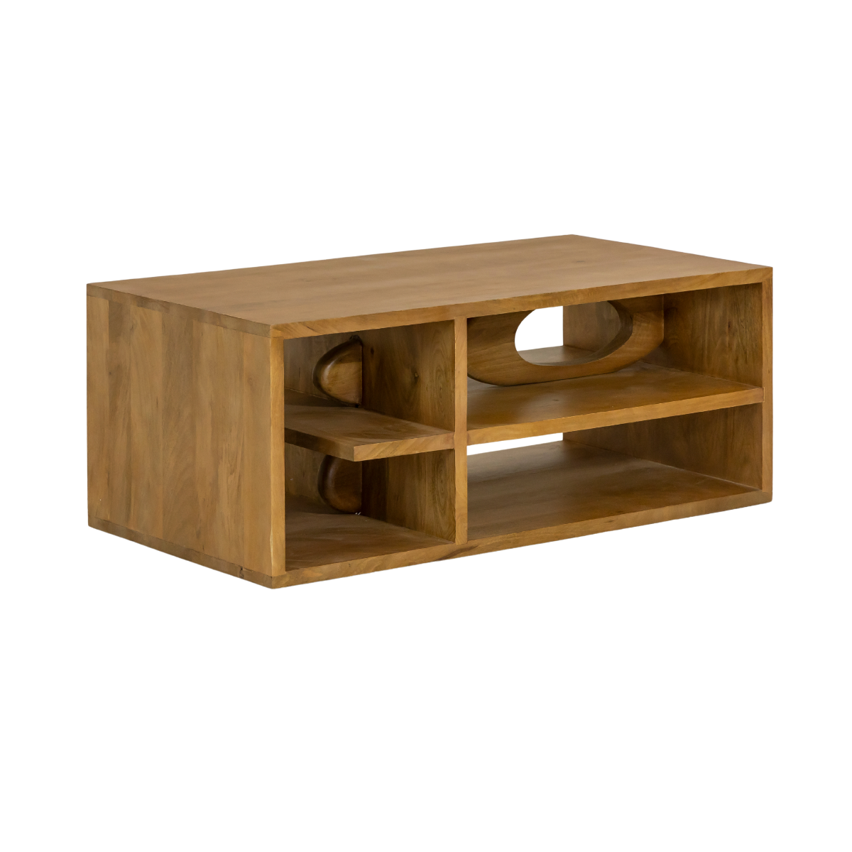 Table basse design en bois de manguier Alwen