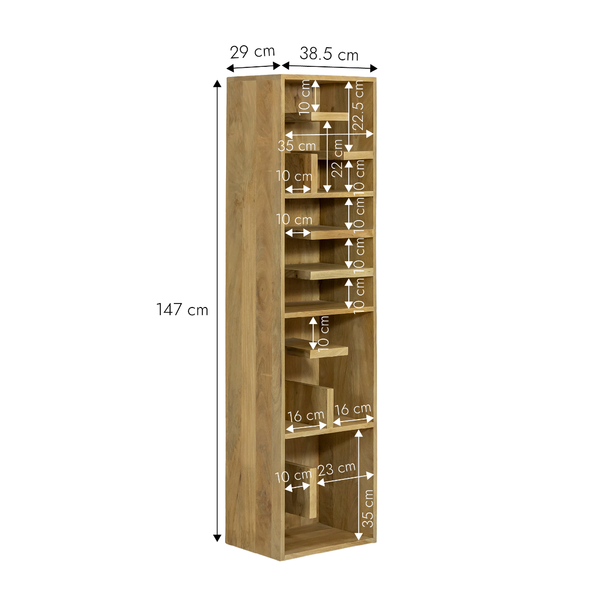 Etagère en bois de manguier Read