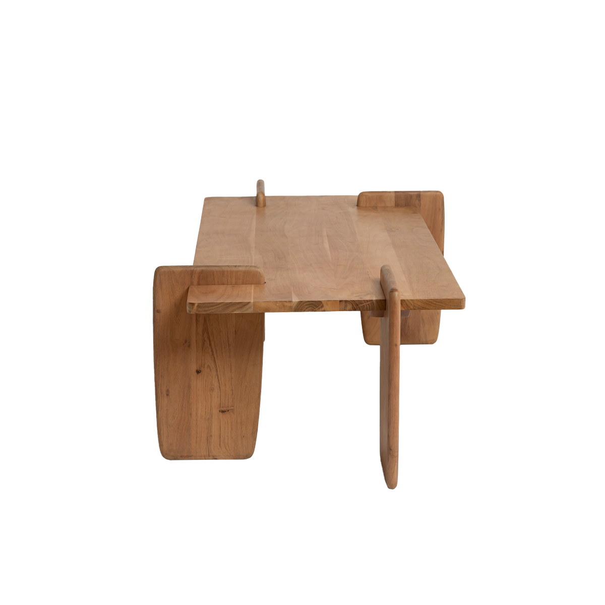 Table basse rectangle en bois d'acacia Zola 