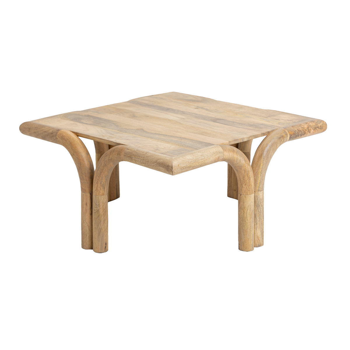 Table basse carré en bois de manguier Zola