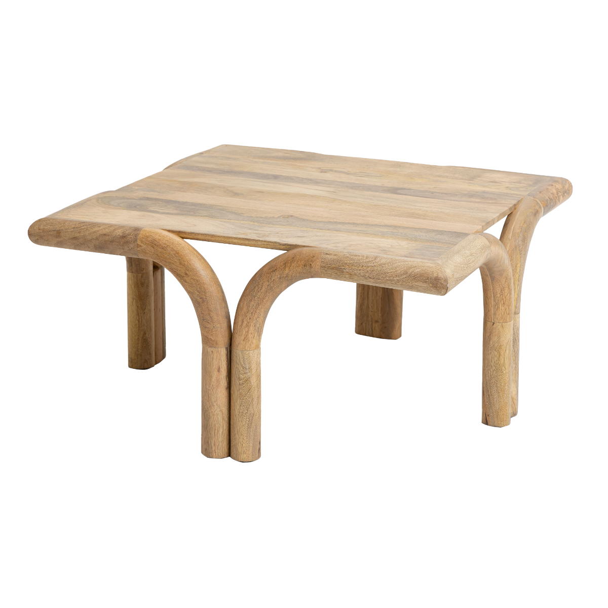 Table basse carré en bois de manguier Zola