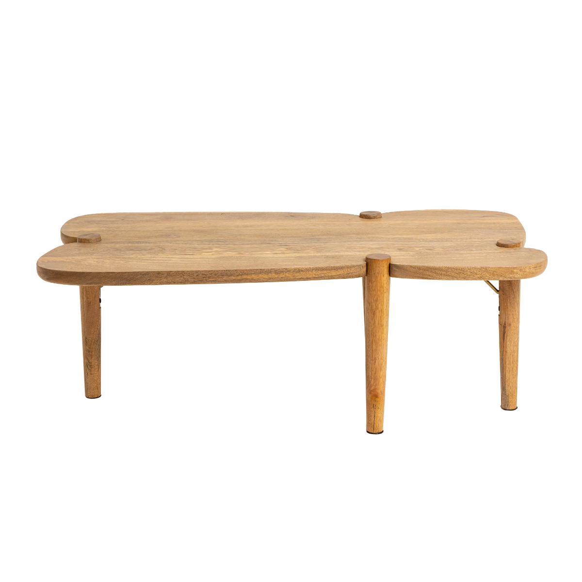 Table basse vague en bois de manguier Zola