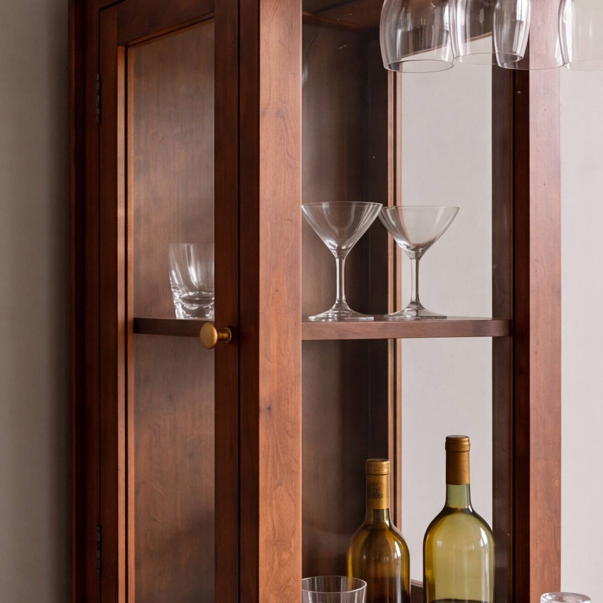 Meuble bar en bois de manguier Narek