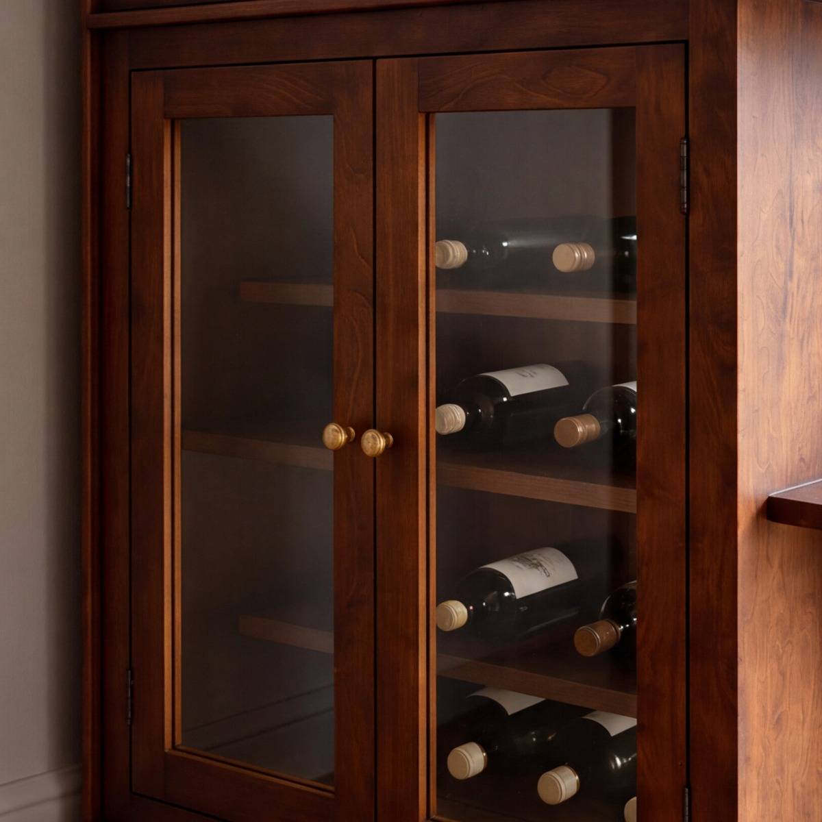 Meuble bar en bois de manguier Narek