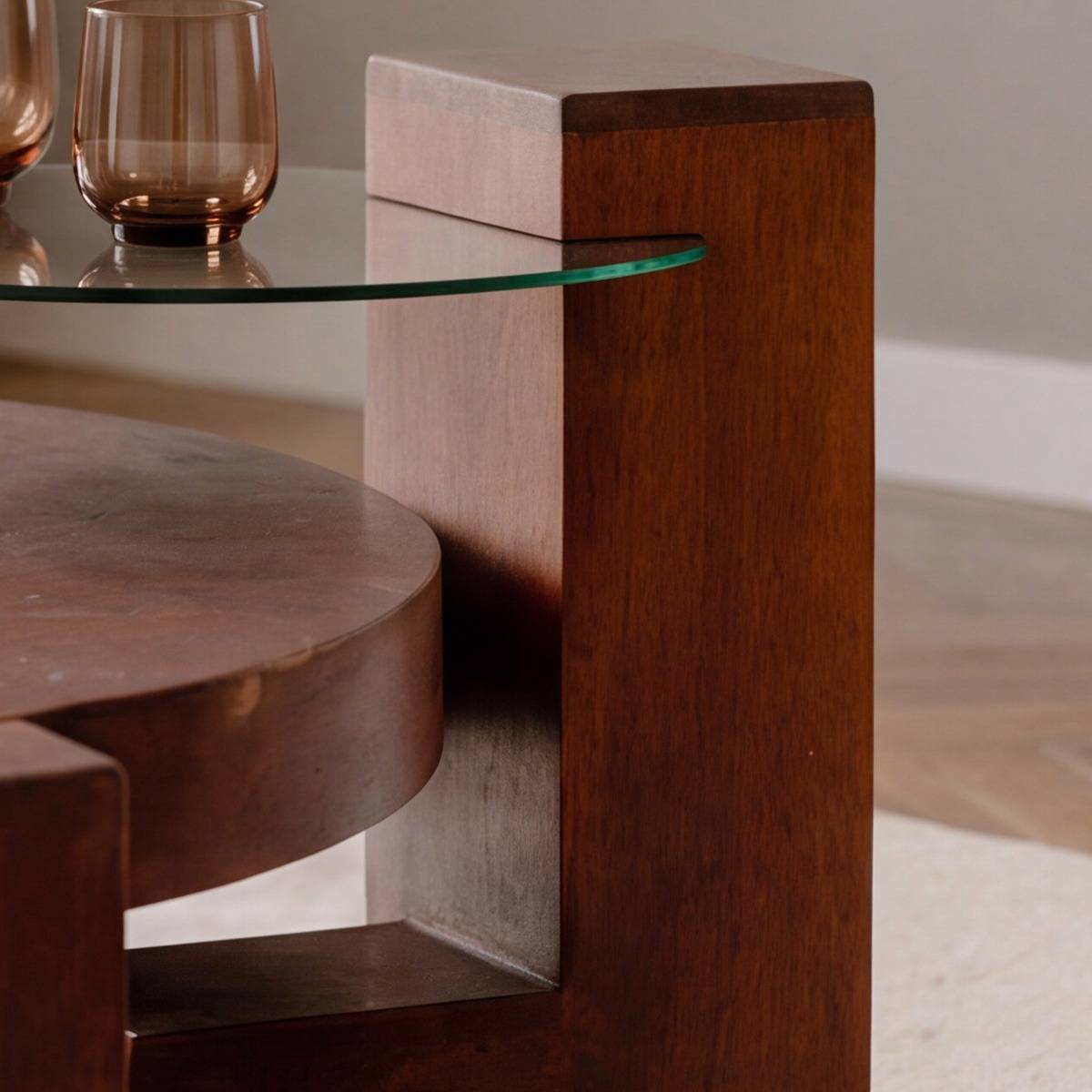 Table basse en bois de manguier Pierrick