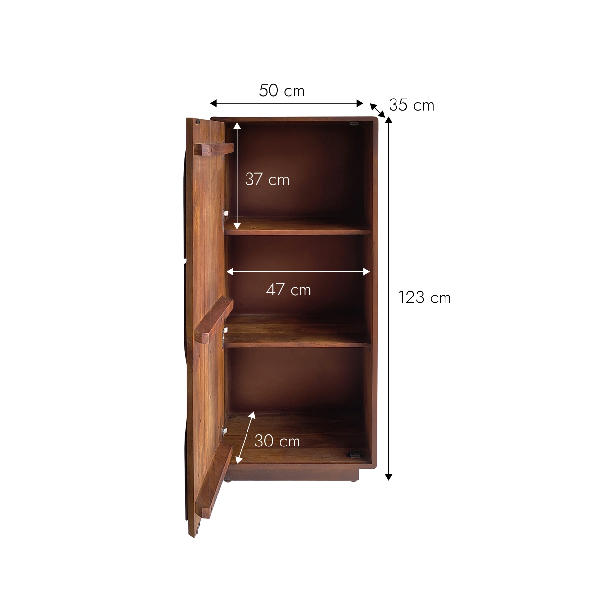 Armoire en bois de manguier Laurent