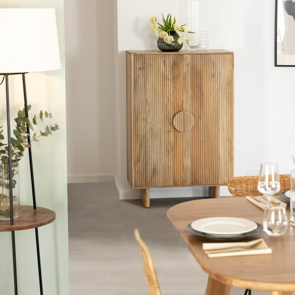 Armoire en bois de manguier Ewan