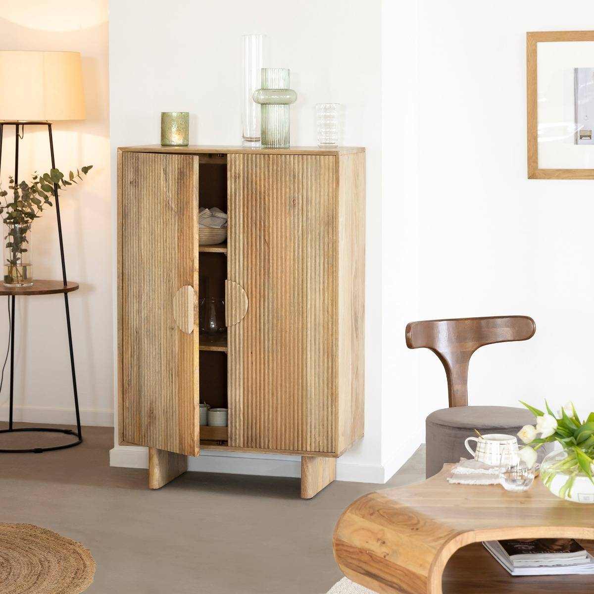 Armoire en bois de manguier Ewan