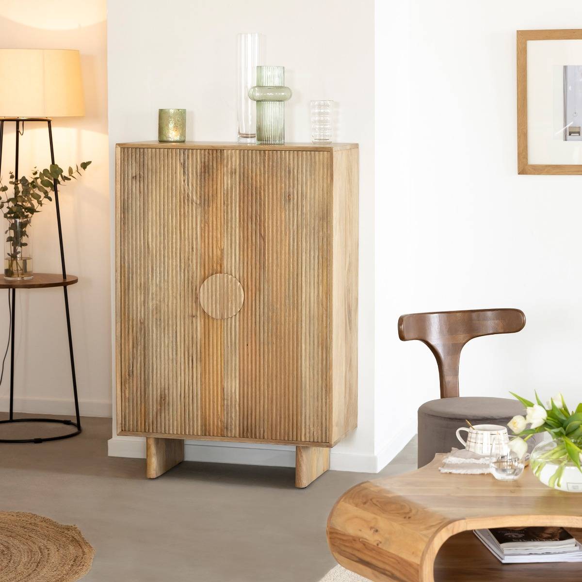 Armoire en bois de manguier Ewan