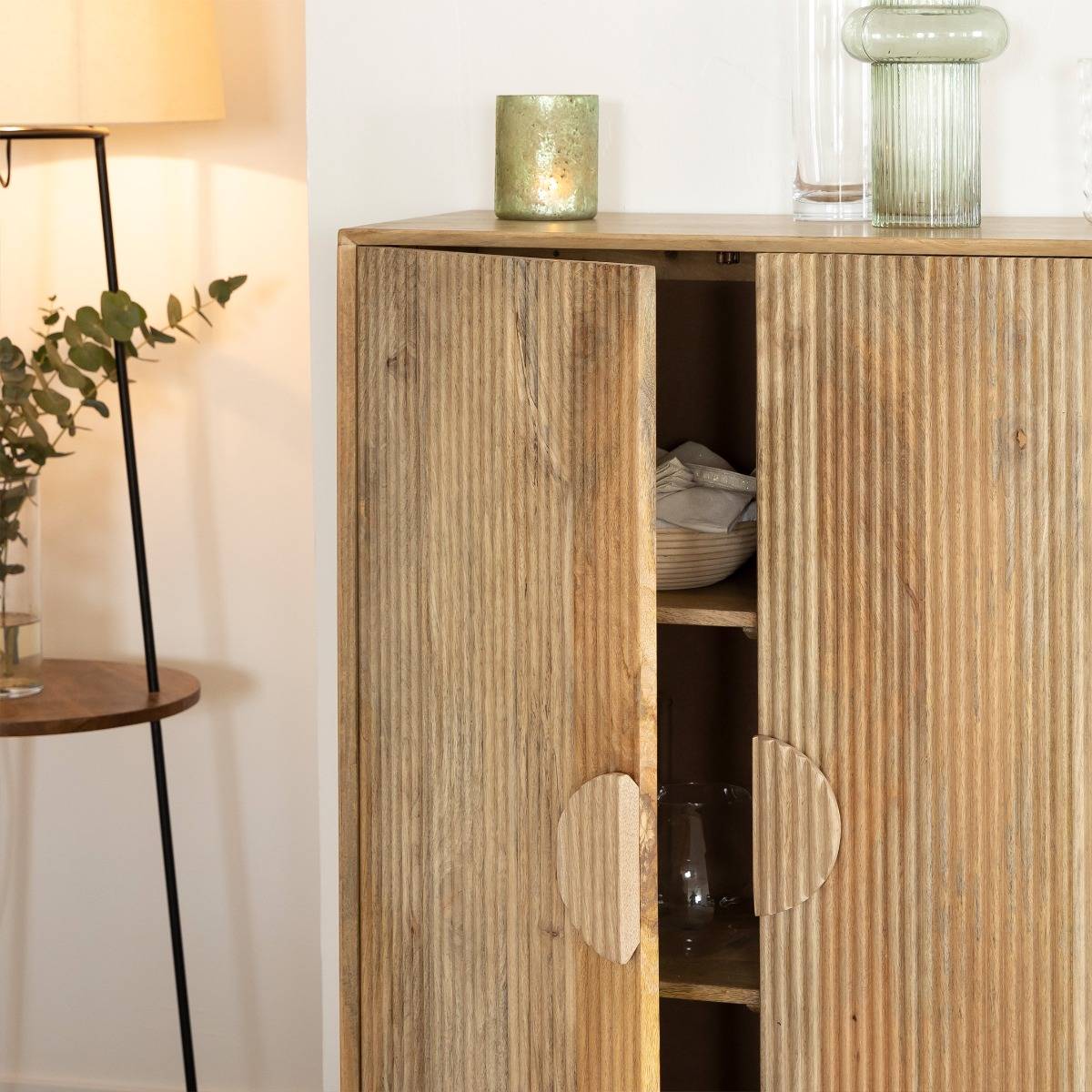 Armoire en bois de manguier Ewan