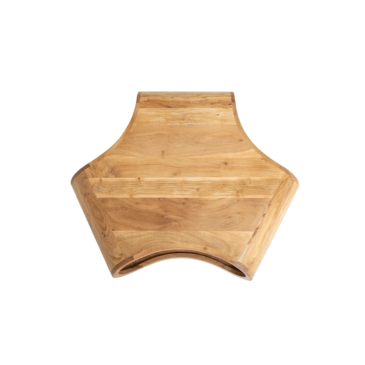 Table basse en bois d'acacia et métal Ian
