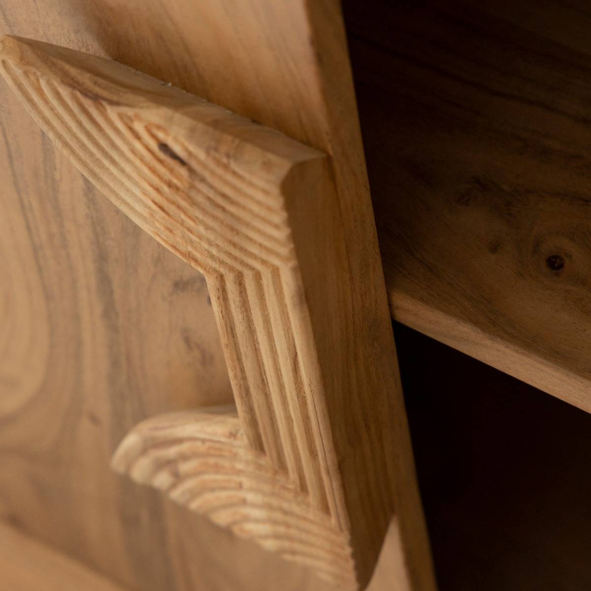 Buffet en bois d'acacia Lonni