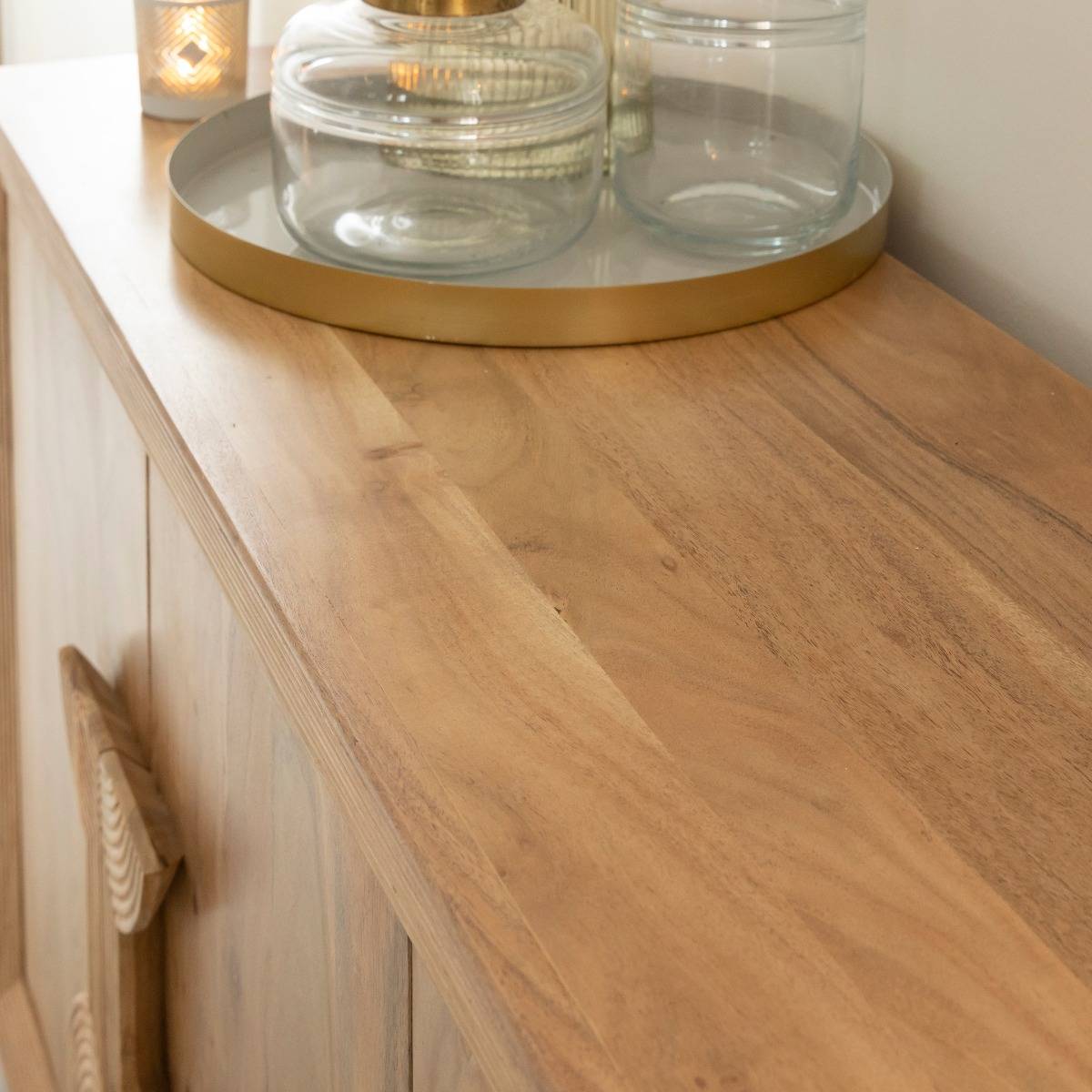 Buffet en bois d'acacia Lonni