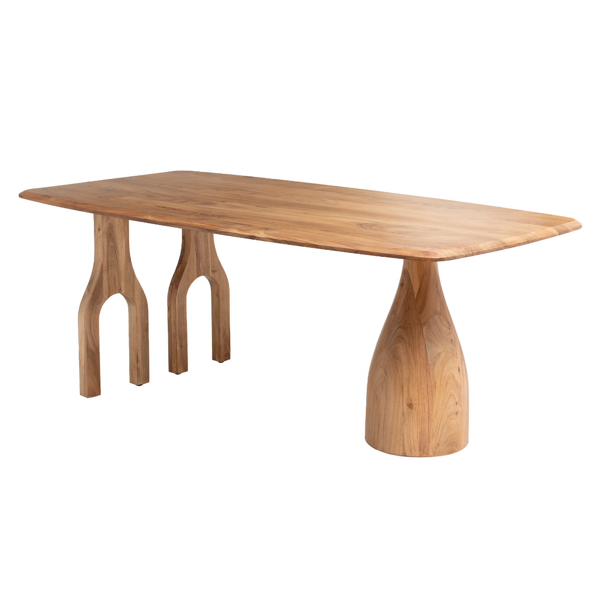 Table à manger en bois d'Acacia Anaé