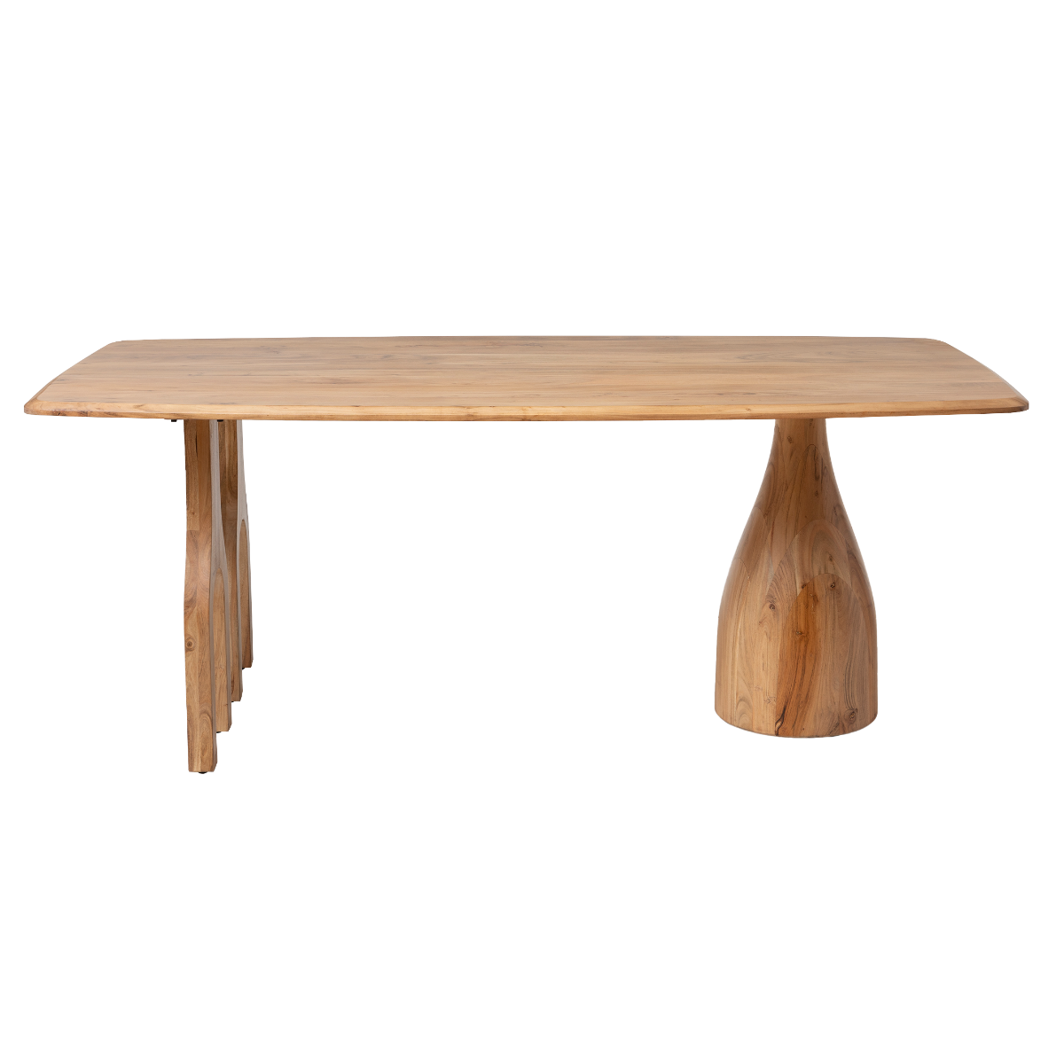 Table à manger en bois d'Acacia Anaé