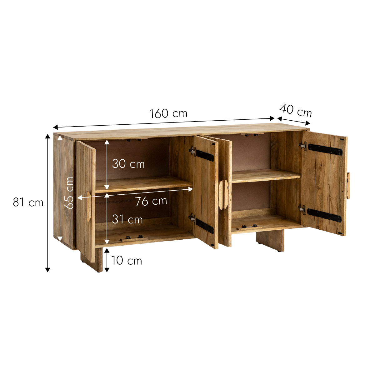 Buffet en bois de manguier Ewan