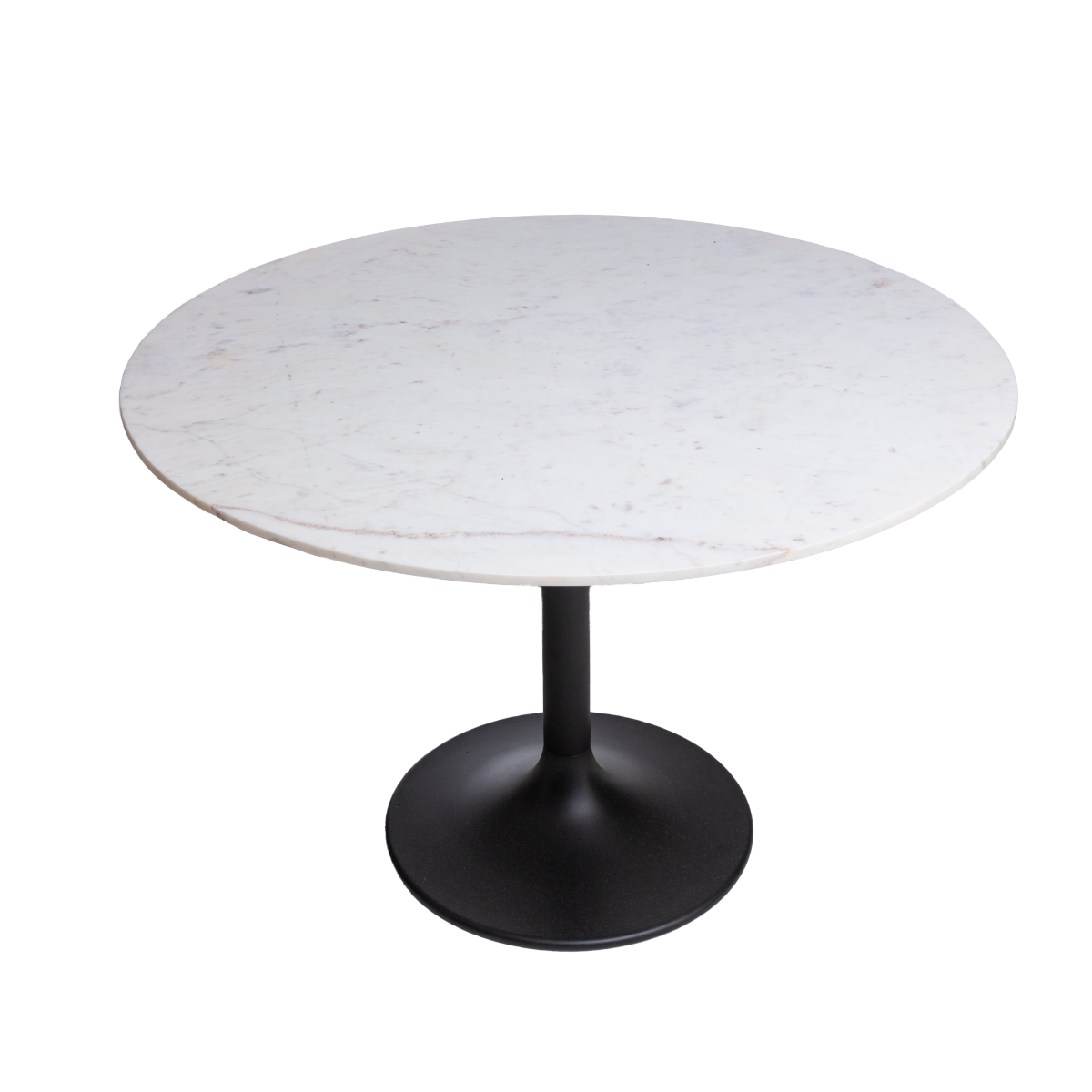 Table à manger ronde en marbre Servane