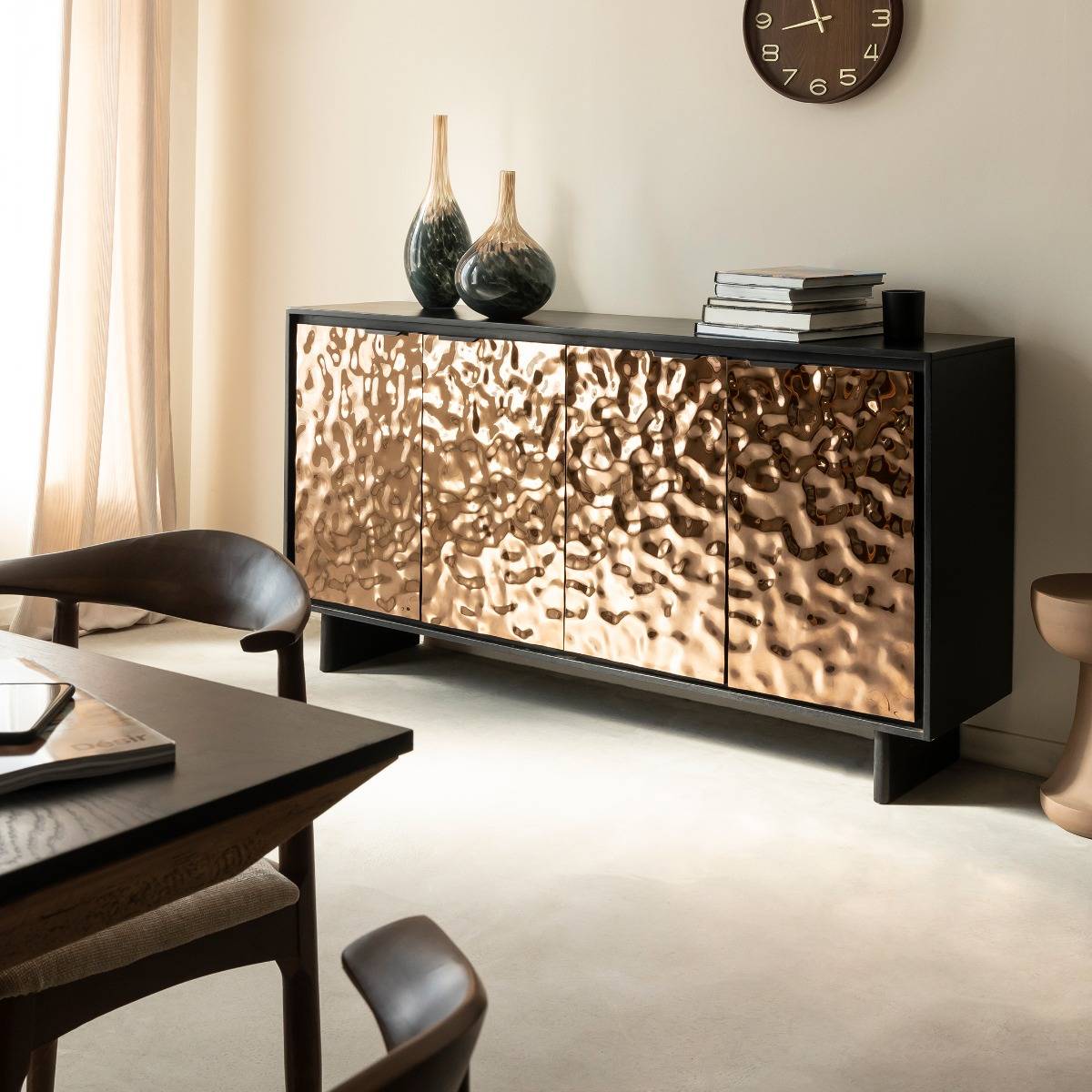 Buffet en bois de manguier et métal Nebula