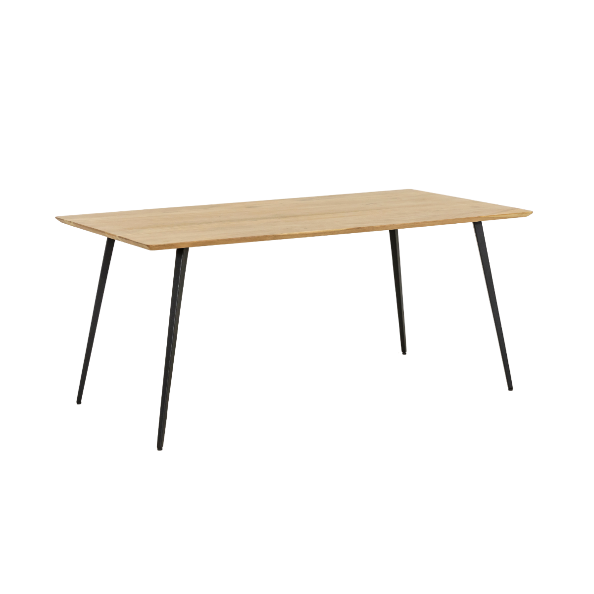 Table à manger en bois d'acacia et métal Alan