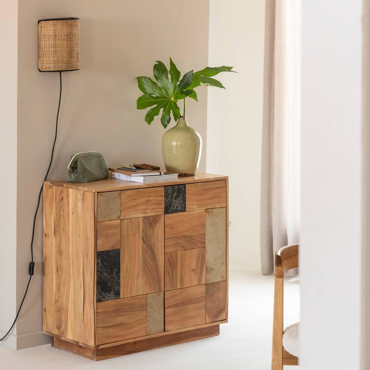 Buffet en bois d'acacia Renaud