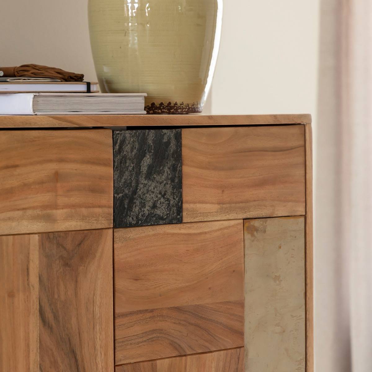 Buffet en bois d'acacia Renaud