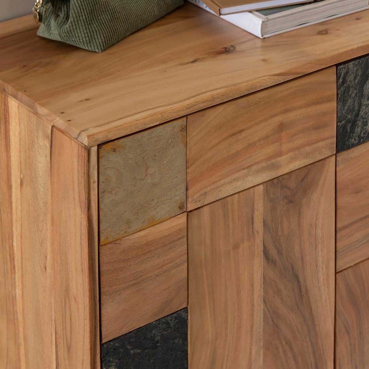 Buffet en bois d'acacia Renaud