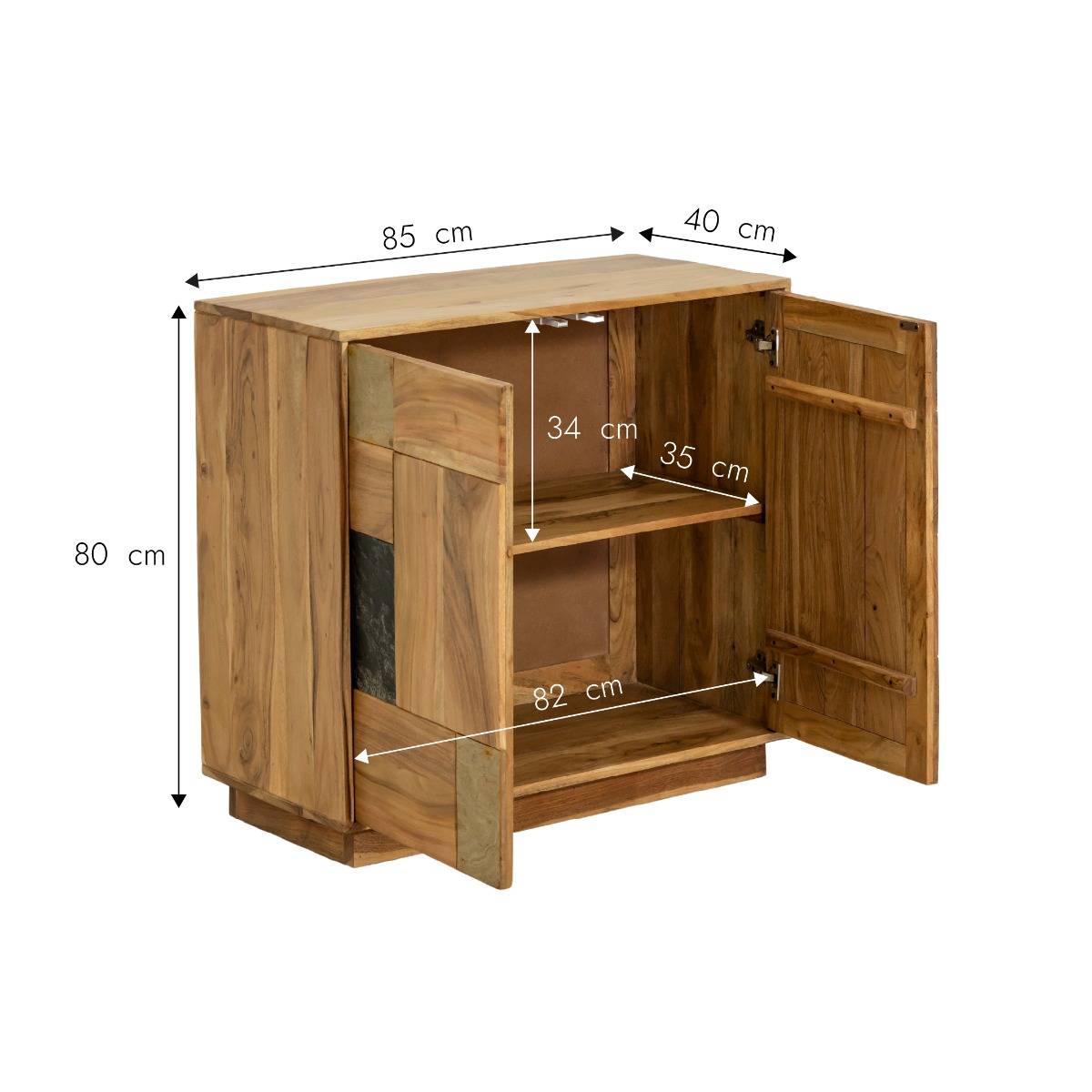 Buffet en bois d'acacia Renaud