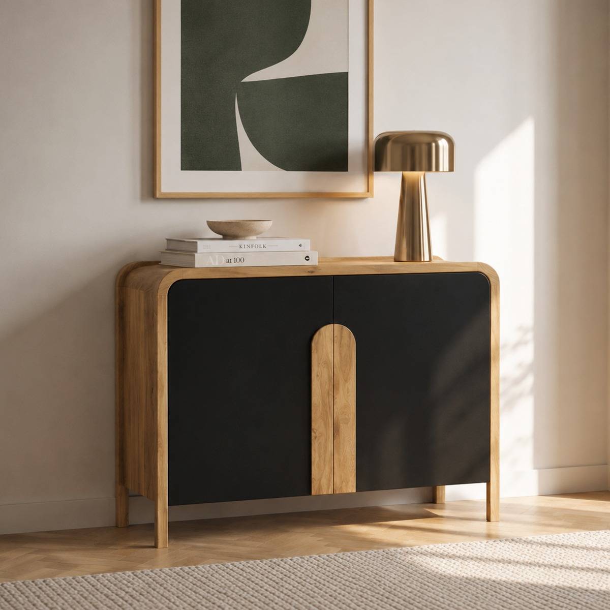 Buffet 2 portes en bois d'acacia César