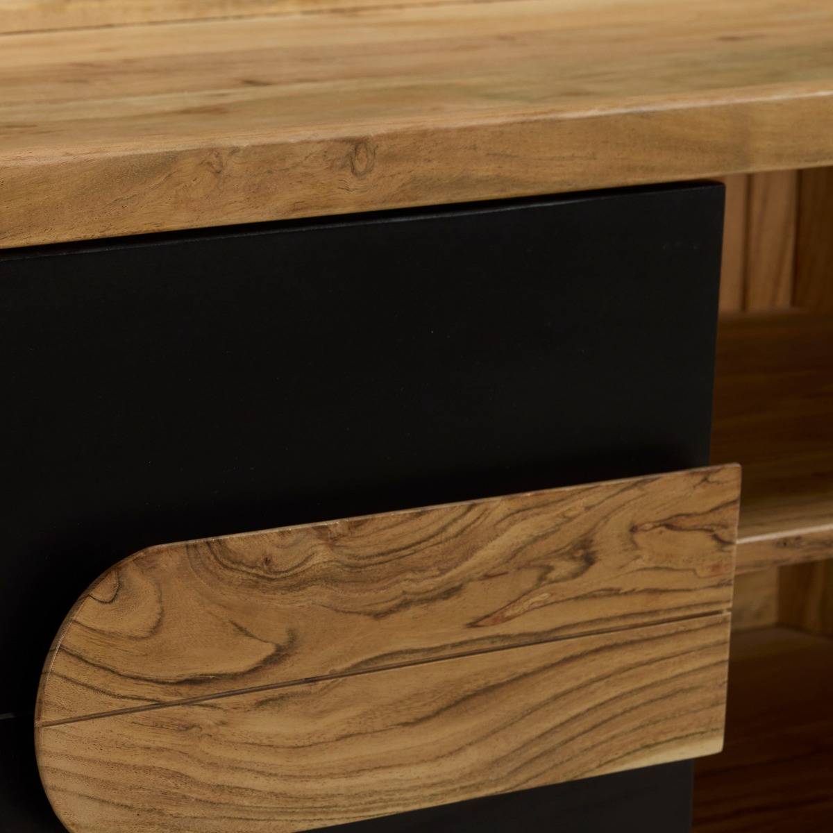 Meuble TV en bois d'acacia César
