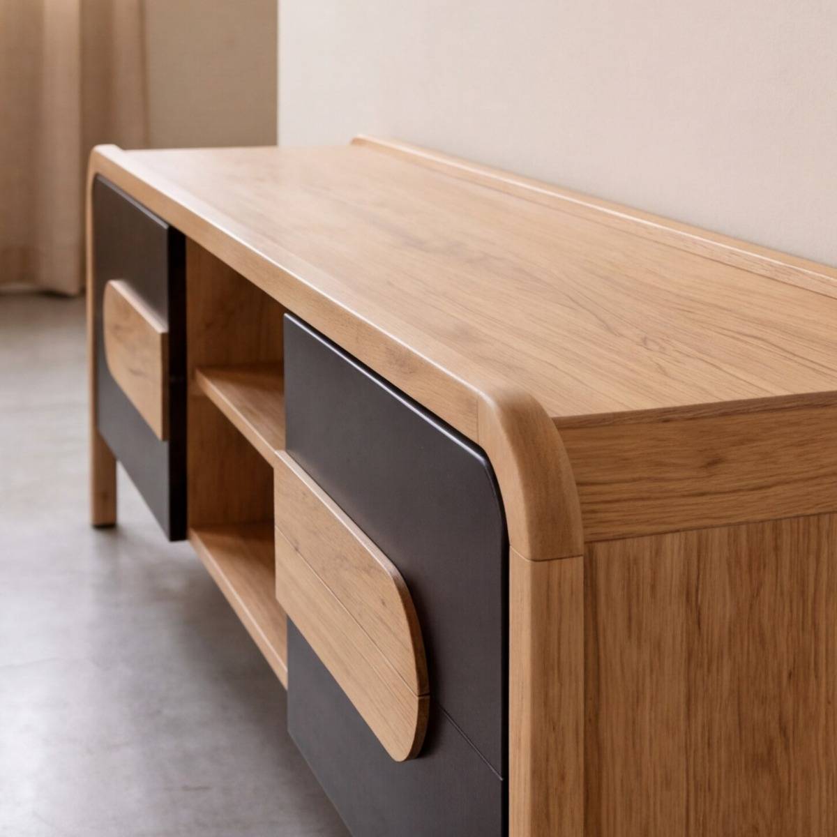 Meuble TV en bois d'acacia César