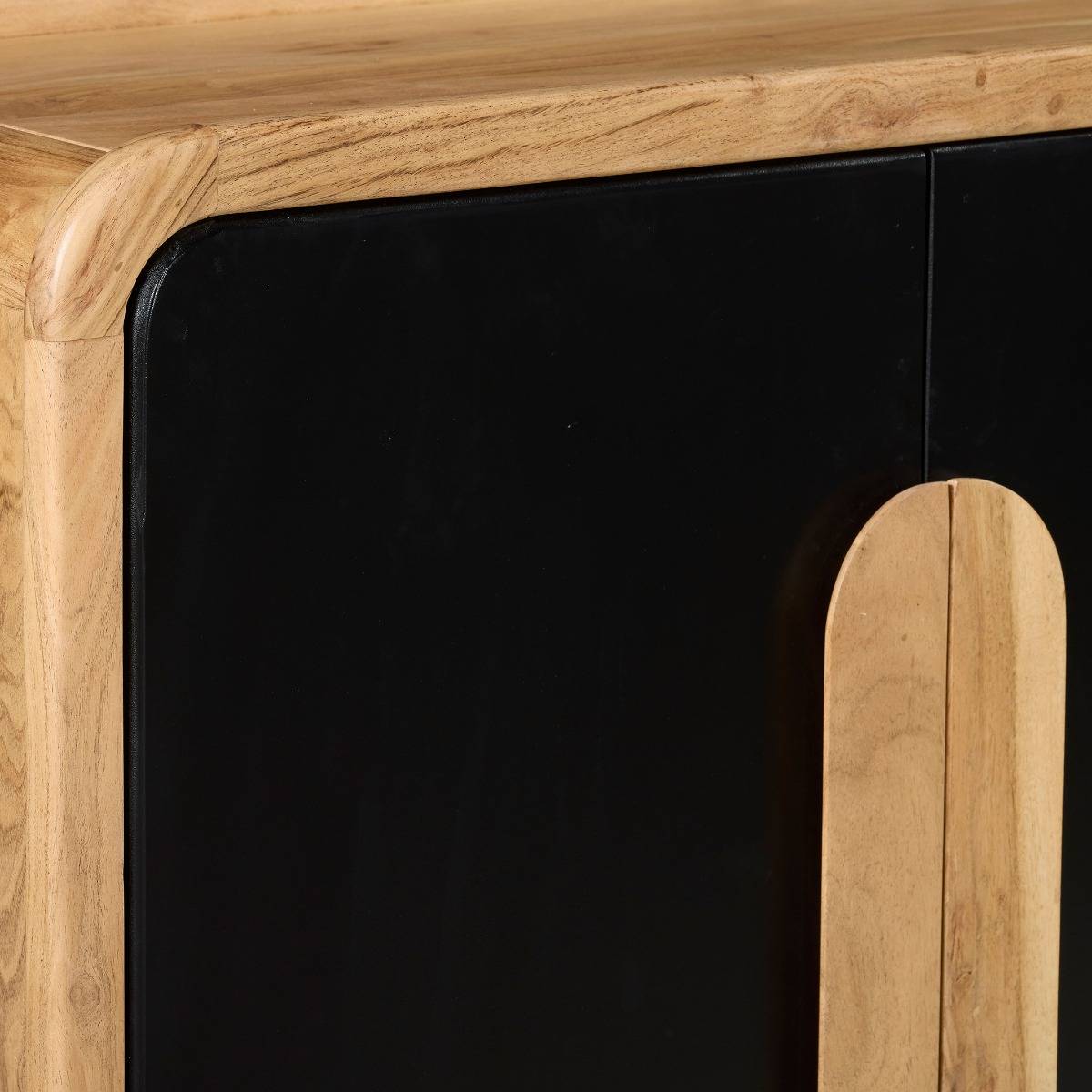 Buffet 4 portes en bois d'acacia César
