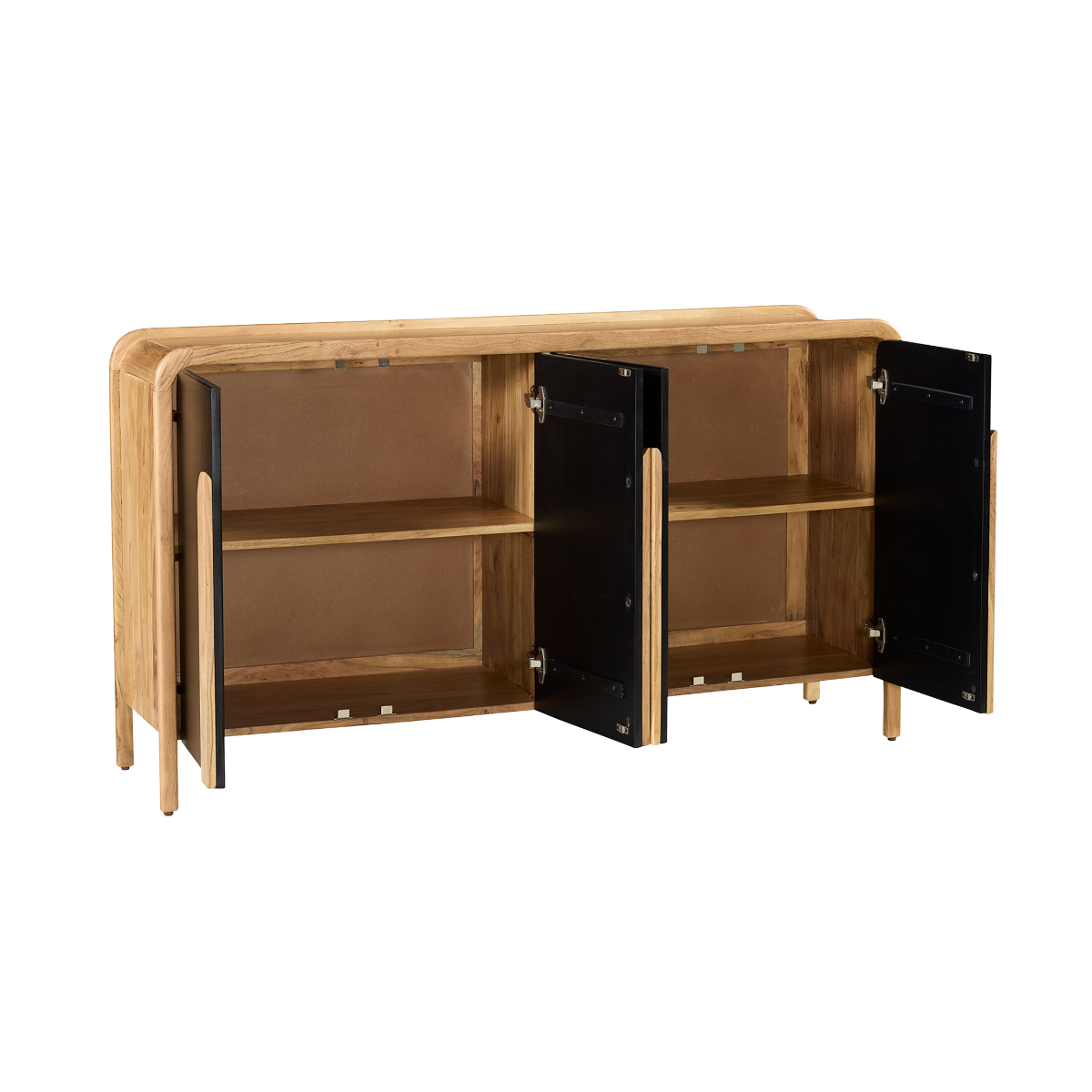 Buffet 4 portes en bois d'acacia César