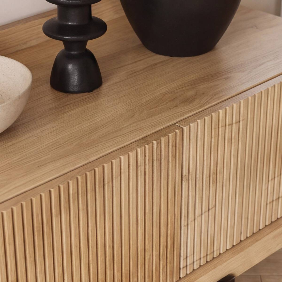 Meuble TV en bois de manguier Iskiel
