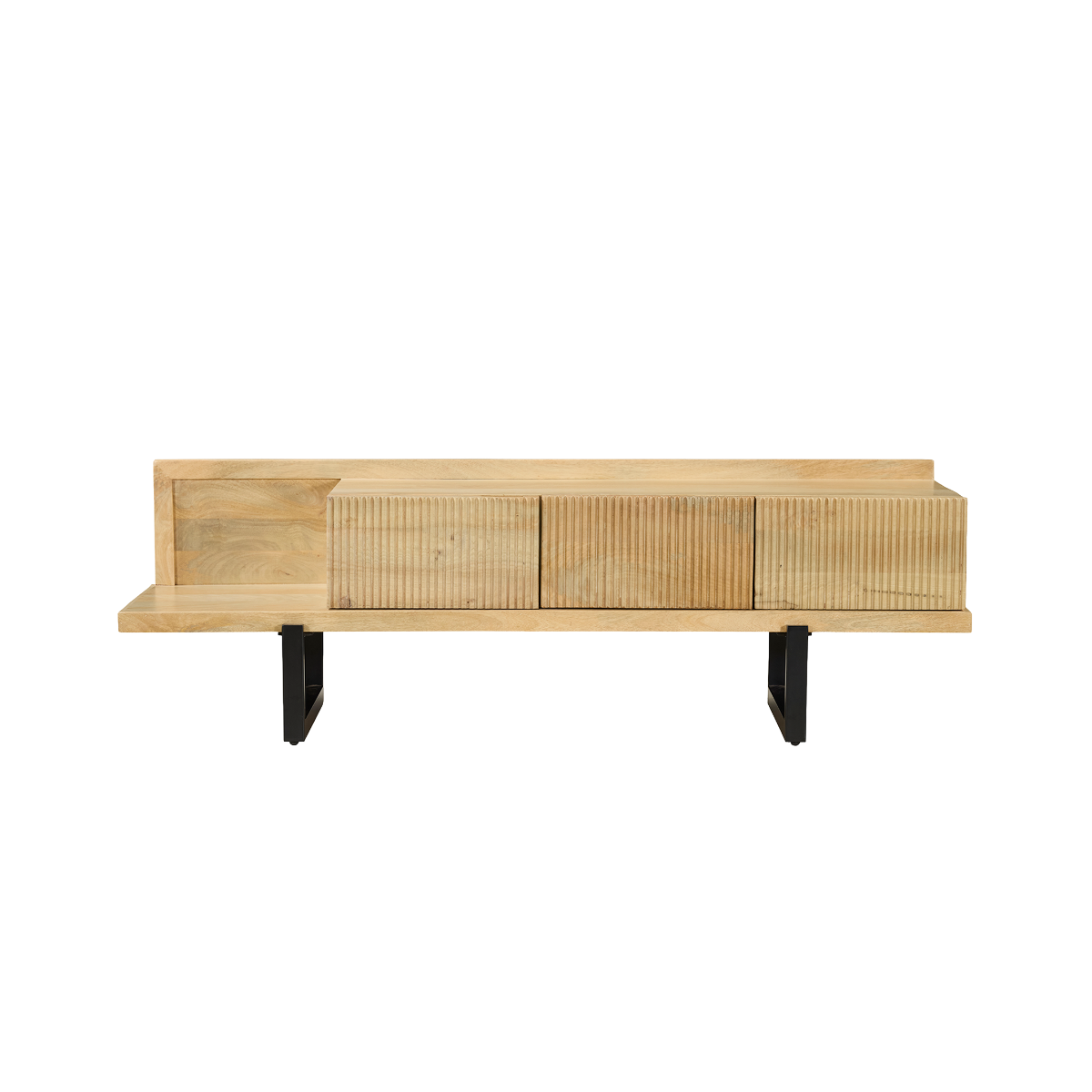 Meuble TV en bois de manguier Iskiel